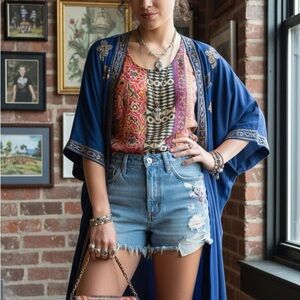 Midnight Sun Imports Multi Print Tank Top